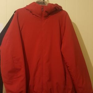 Dress like Drake:Red Uniqlo Lightly Padded Jacket